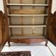 Solid walnut wardrobe/bookcase