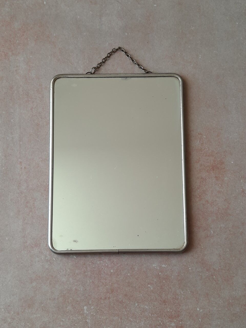 Antique barber mirror, 24x15 cm