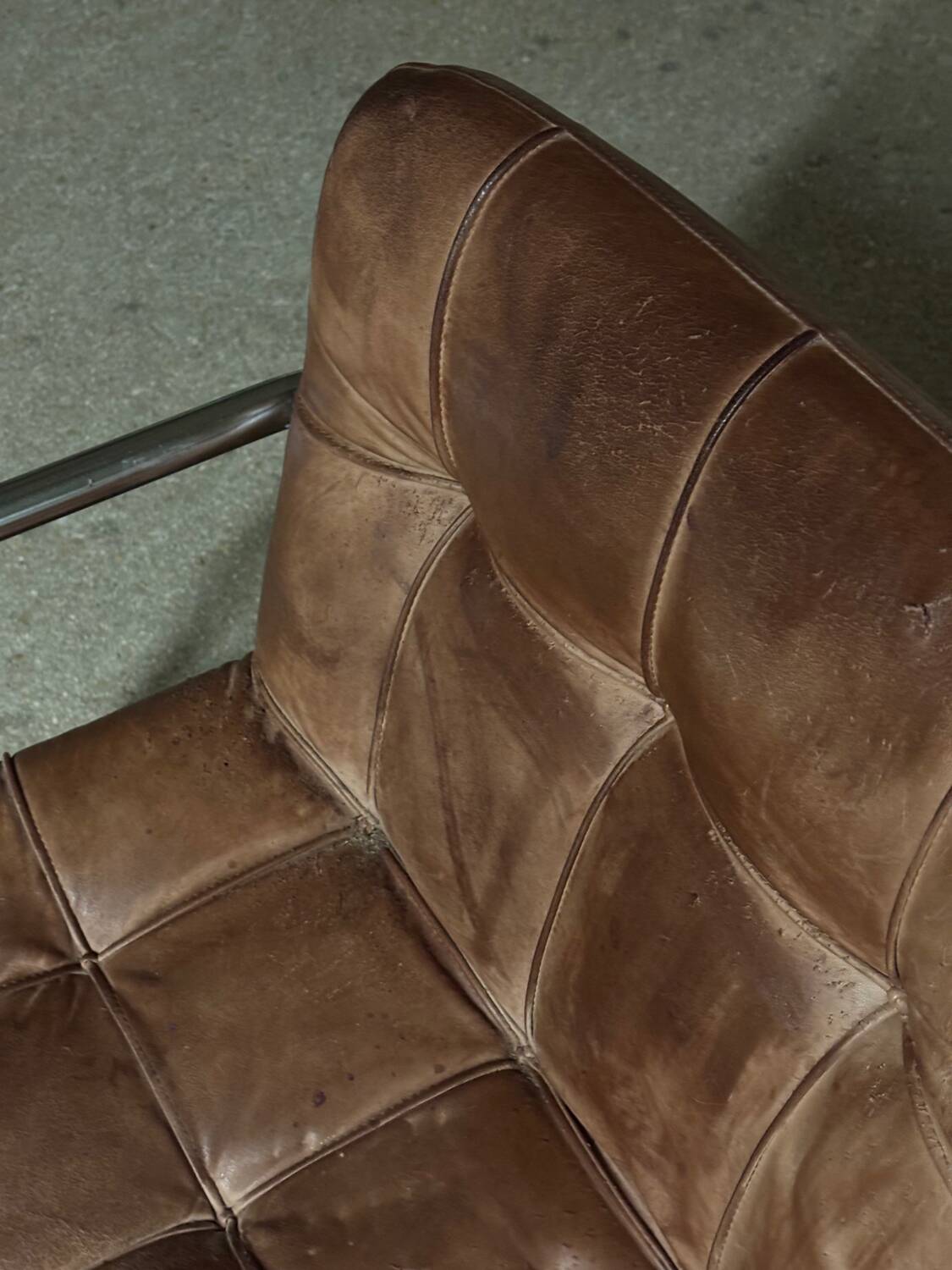 Storm leather office chair by Yves Christin for Airborne