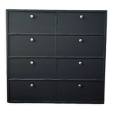 Loom furniture with clamshell lockers