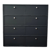 Loom furniture with clamshell lockers