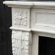 Louis XVI style Carrara marble fireplace circa 1880