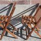 Chaises en bois pliables années 50