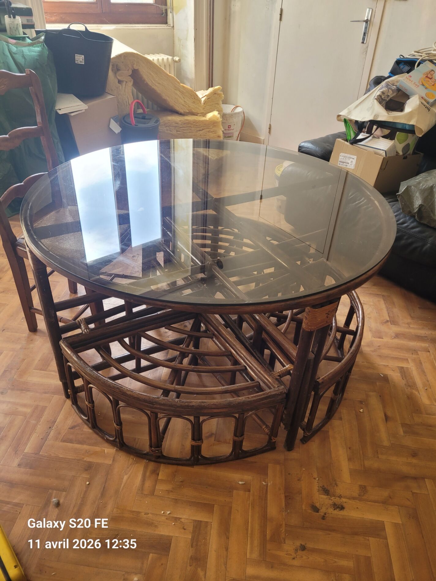 bamboo table