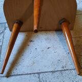 Vintage tripod bedside table