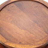 Art Deco style wooden coffee table, vintage wooden table, living room table