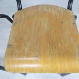 4 school chairs 1950