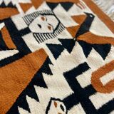 Vintage Peruvian wool rug