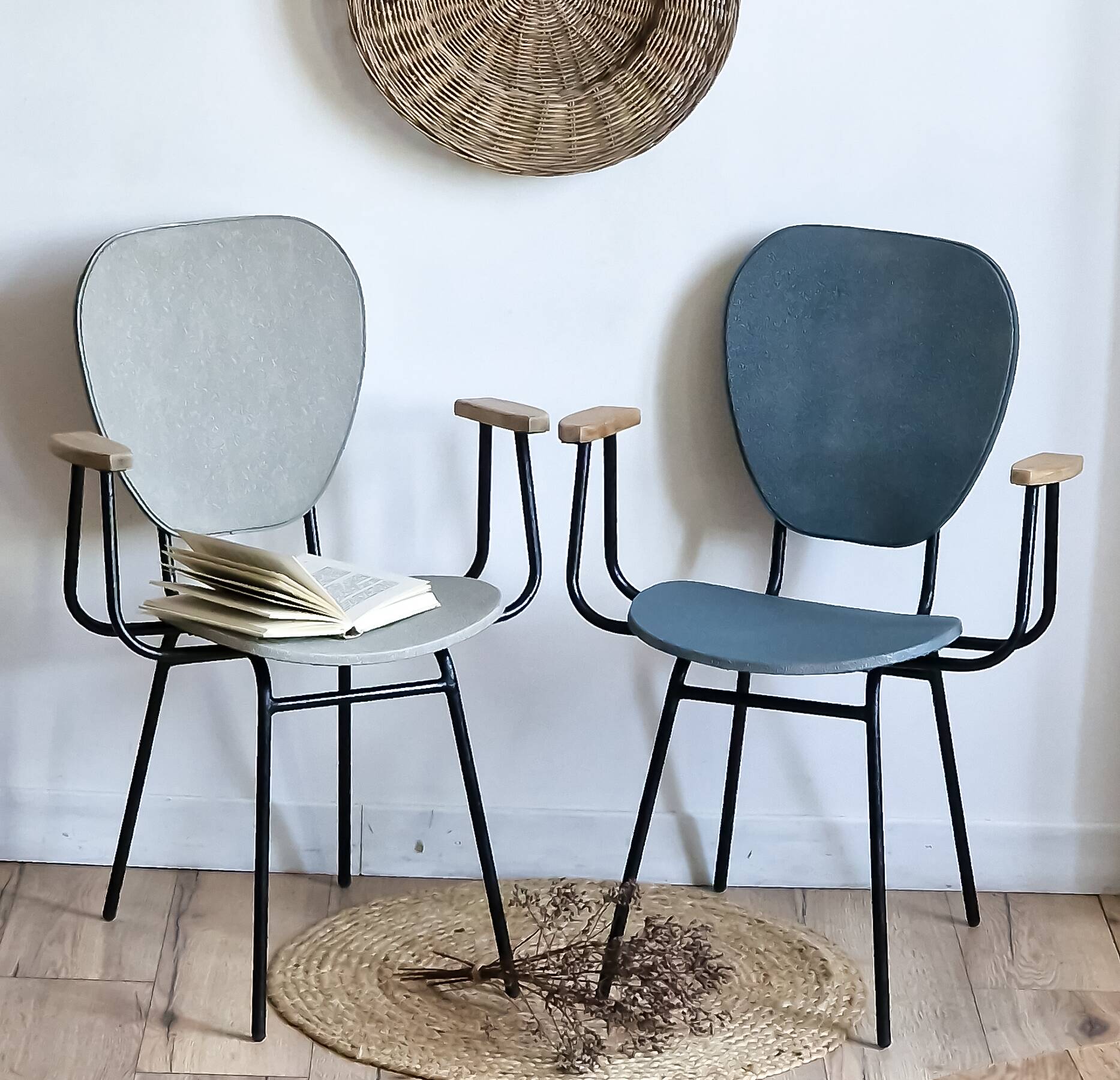 Chaise fauteuil années 50
