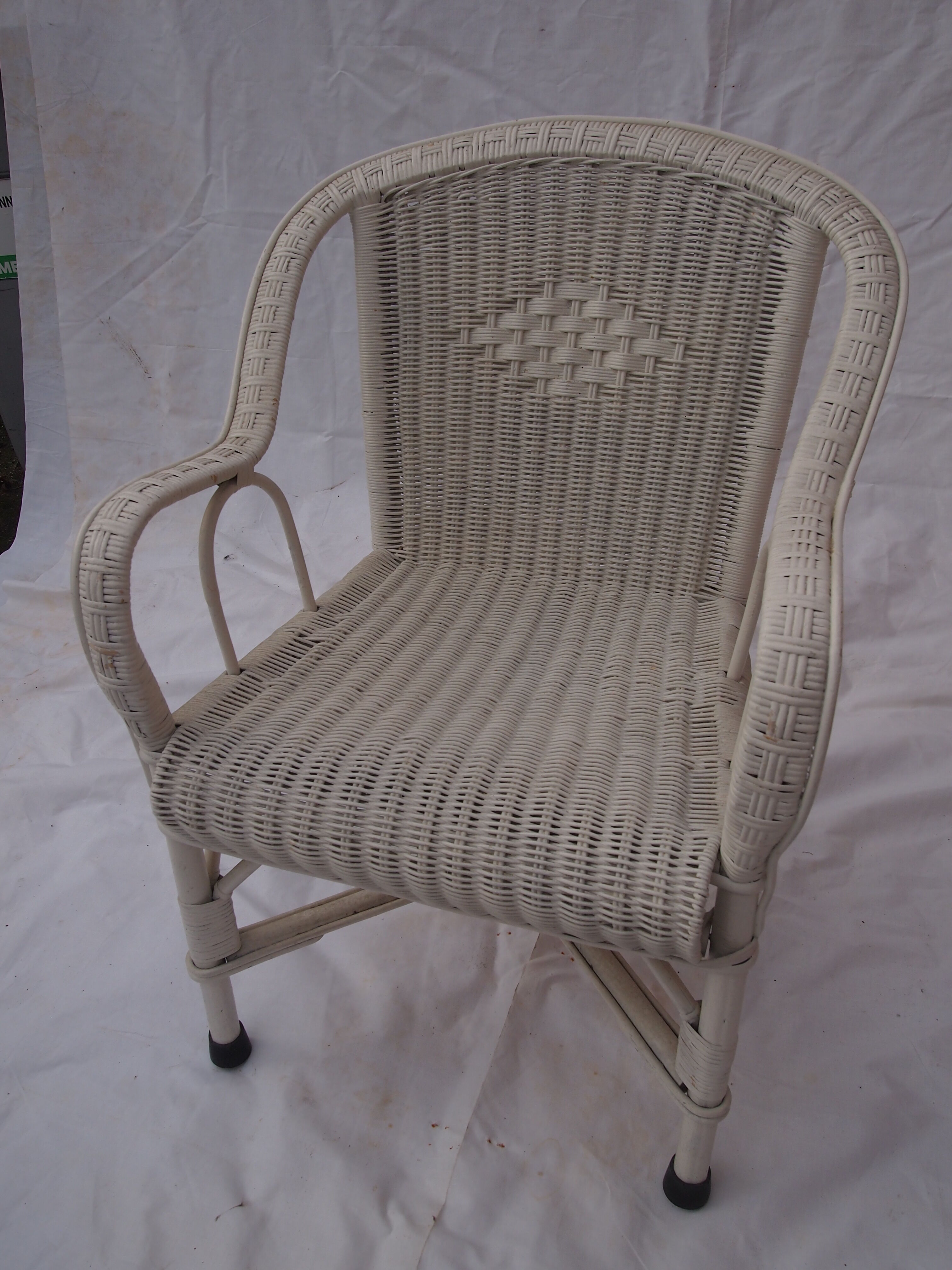 Vintage rattan lounge