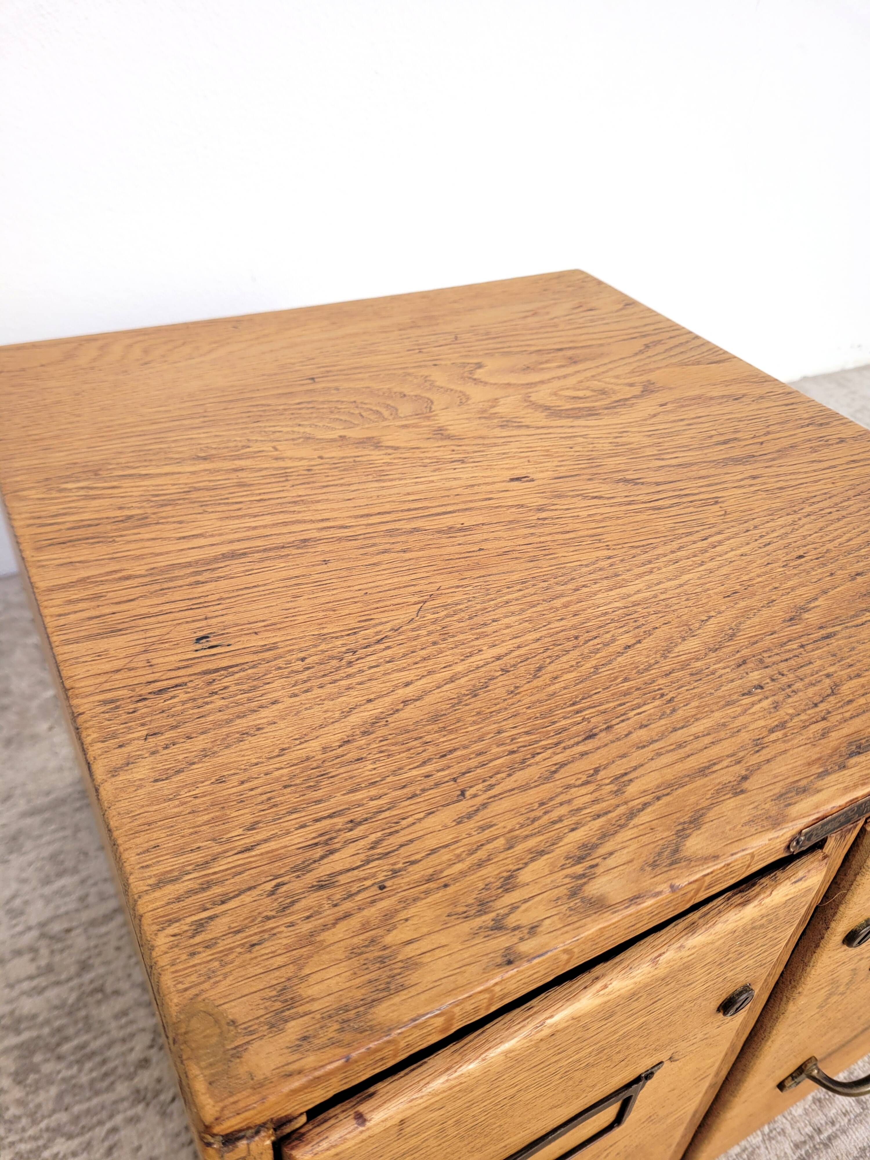 File cabinet old piece of professional furniture