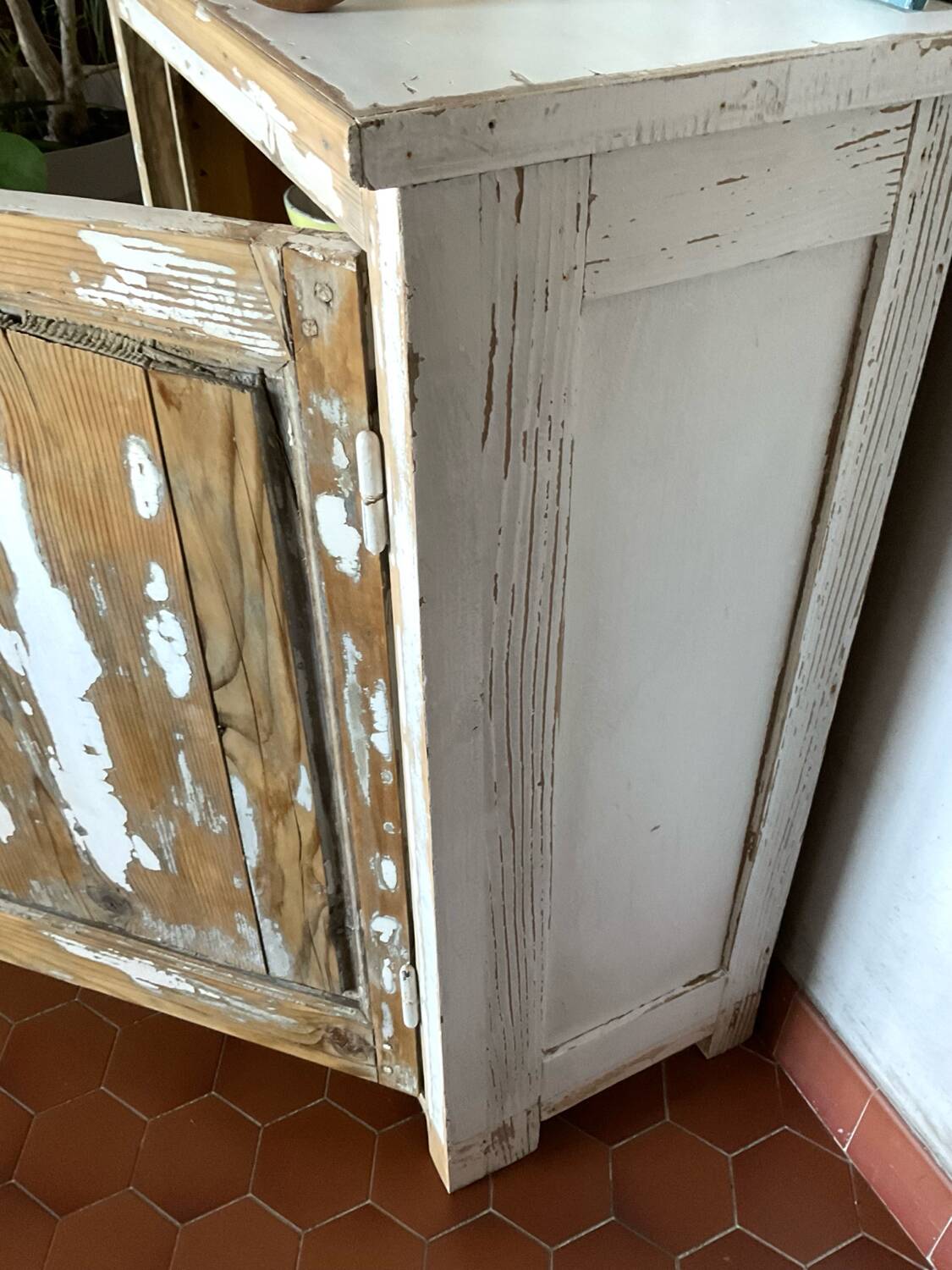 Confiturier vintage patiné