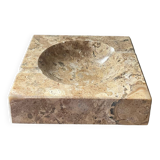 Vintage travertine ashtray