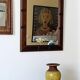 Mid-Century Spanish Wood Wall Mirror– Castilian Style, 1950s