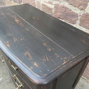 Alsatian curved chest of drawers XVIIIth patinated