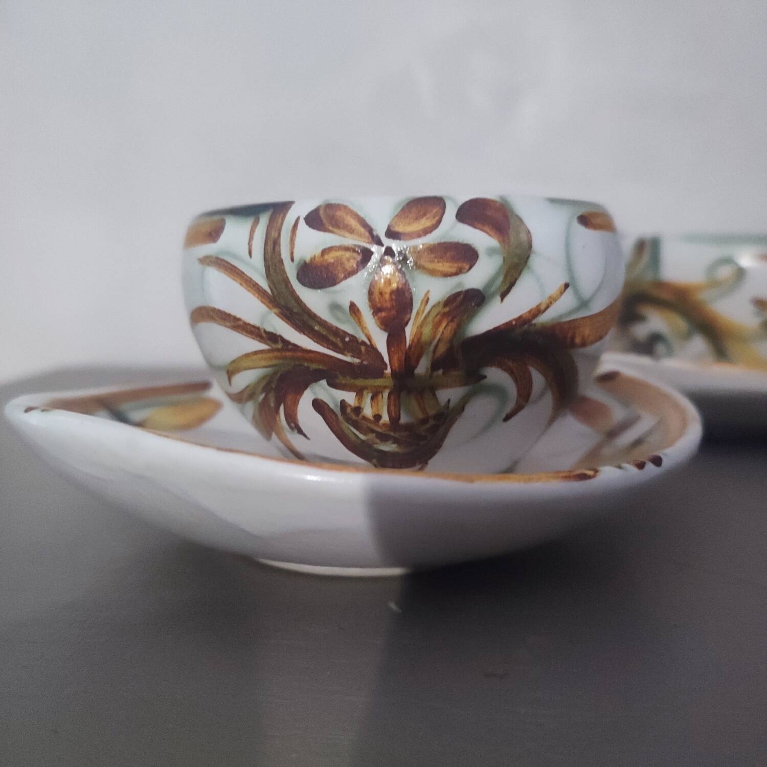 Keraluc Quimper cup and saucer duo