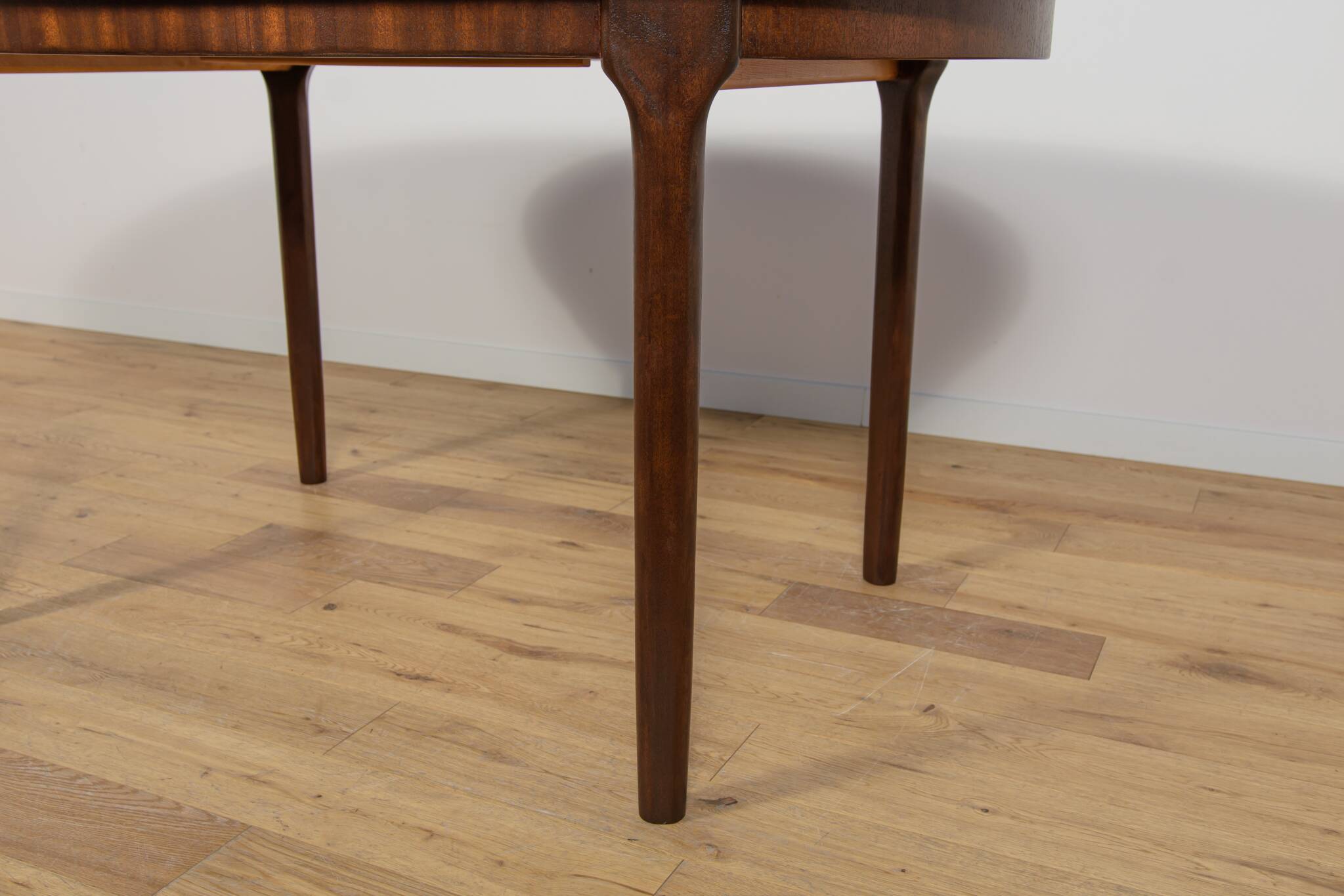 Mid-Century Oval Extendable Teak Dining Table from McIntosh, 1960s