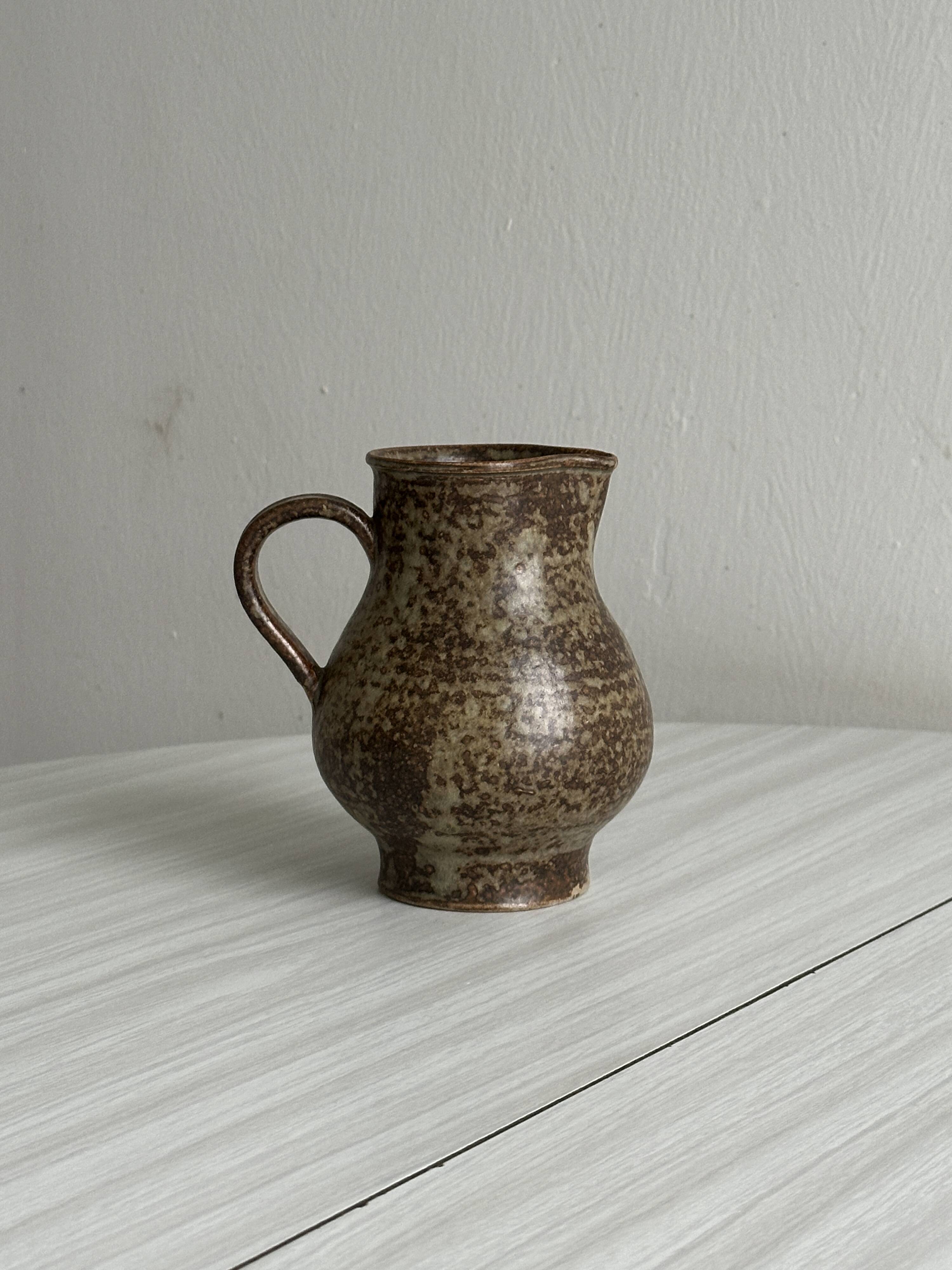 ancient pyrite stone jug