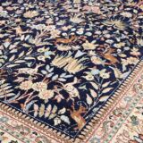 Handmade Indo-Kirman oriental rug. Dimensions: 2.70 x 1.90 m.
