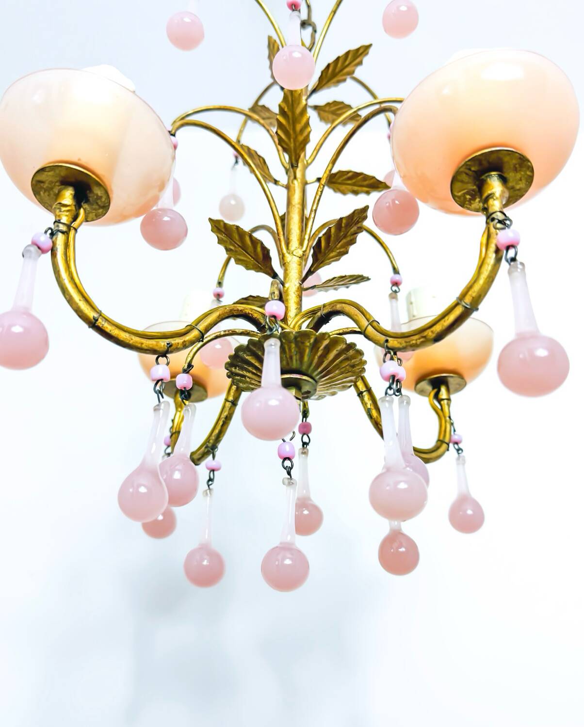 Murano Drop Pendant Light 1930s