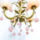 Murano Drop Pendant Light 1930s