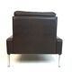 Fauteuil en cuir Wilkhahn Série 800 par Hans Peter Piel