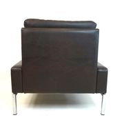 Fauteuil en cuir Wilkhahn Série 800 par Hans Peter Piel