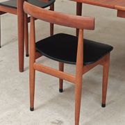 Table de repas et 4 chaises par Hans Olsen pour Frem Rojle  Danemark