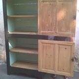Buffet patine noirs et vert