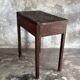 Antique Indonesian teak workbench with one drawer H82.5 L76x49.