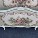 Romantic upholstered Louis XV basket bed