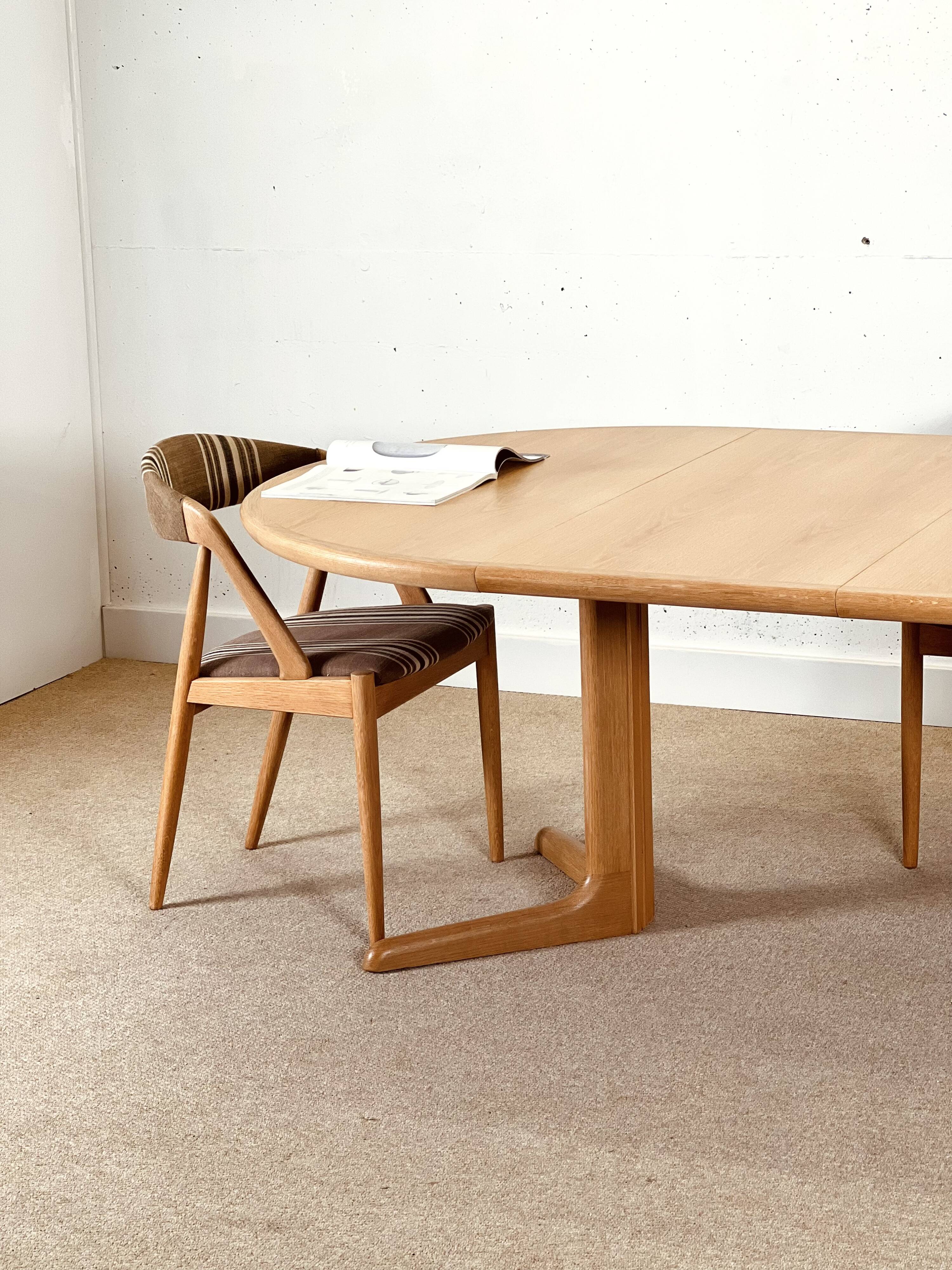 Set of four oak dining chairs by Kai Kristensen (Model 31)