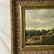 Huile sur bois XIX ème