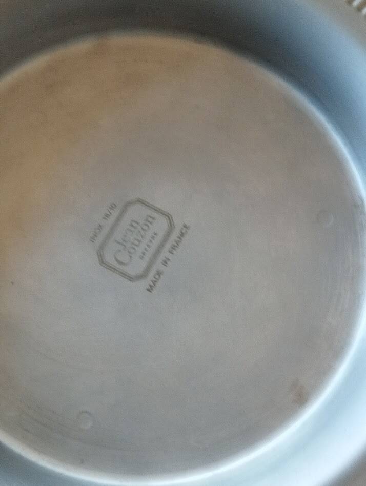 Champagne bucket with pedestal in 18/10 stainless steel – Jean Couzon, France 1970