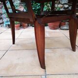 Vintage teak coffee table, transformable into a high table