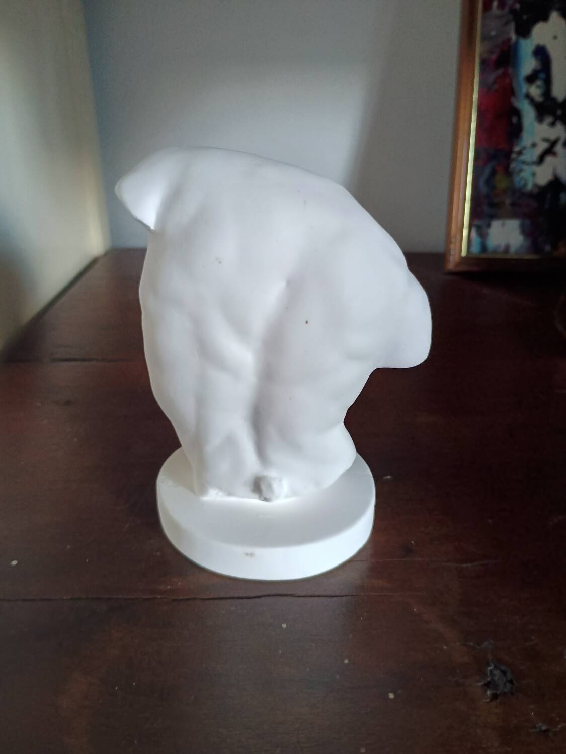 Small plaster bust