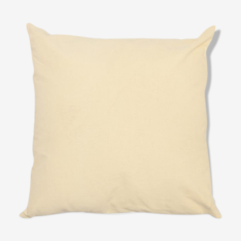 Yellow cotton cushion 45x45cm