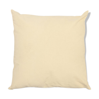 Yellow cotton cushion 45x45cm