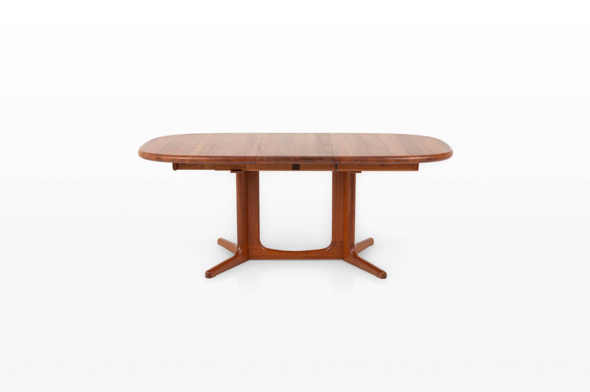 Extendable Solid Teak Dining Table from Glostrup Møbelfabrik, 1960s