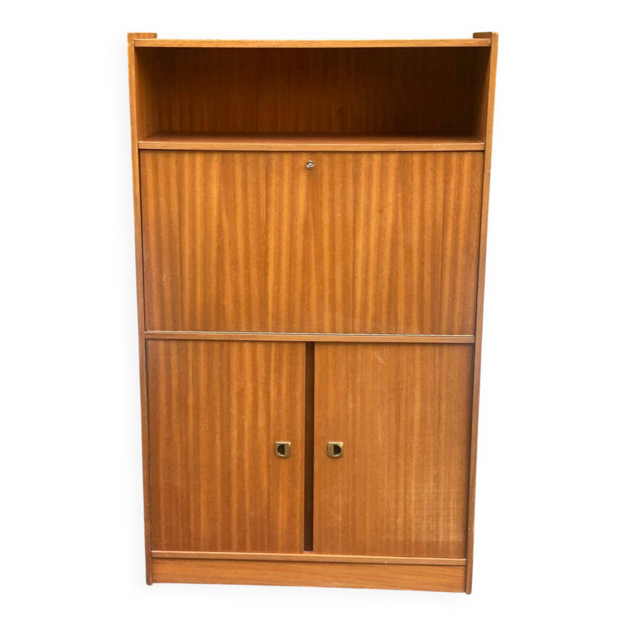 Scandinavian secretary with 3 doors, 1960.