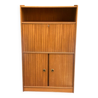 Vintage Scandinavian secretary with 3 doors 1960