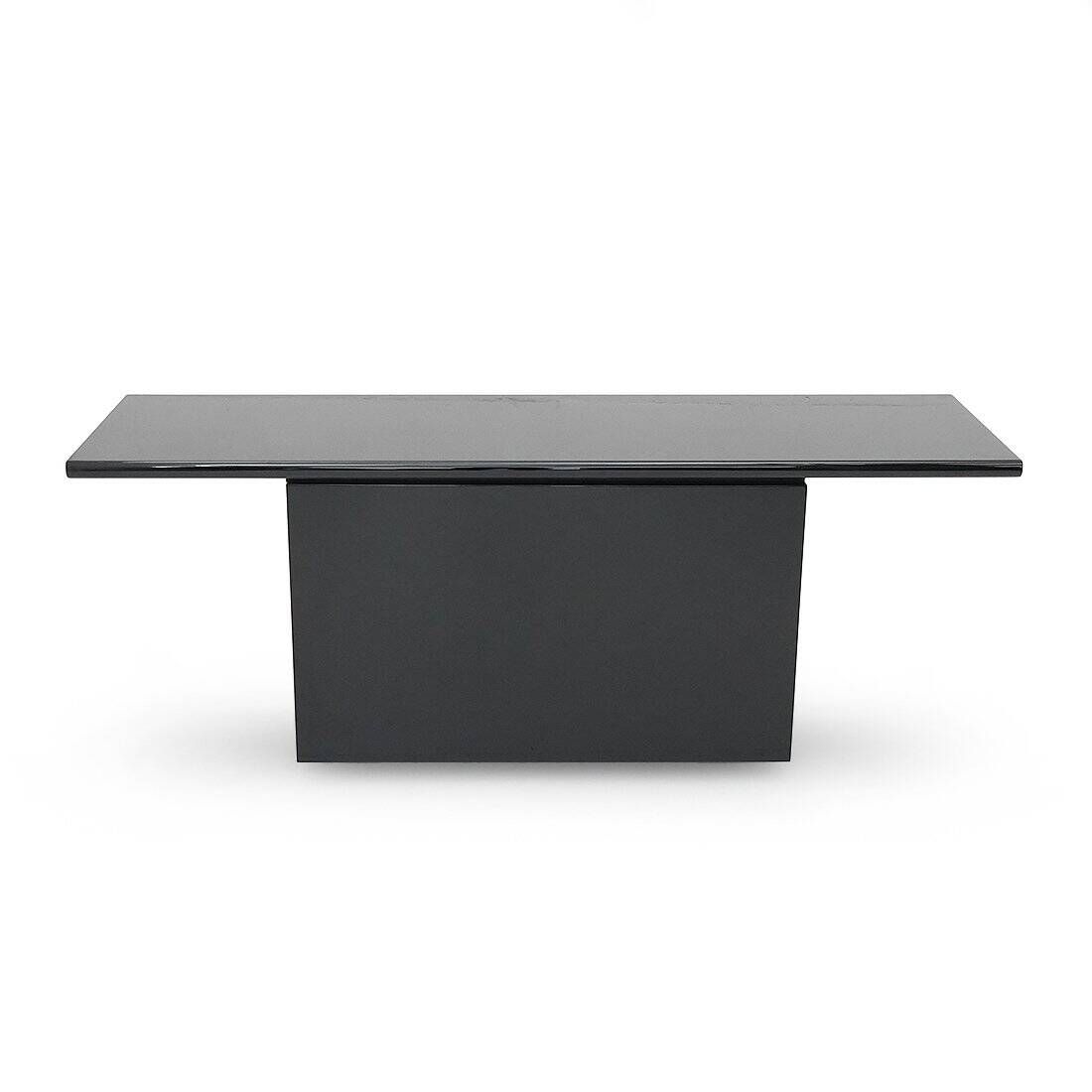 Black lacquered buffet by Giotto Stoppino for Acerbis, 1970s.