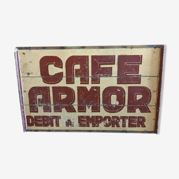 Old coffee sign