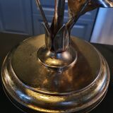 Brass vintage leaf lamp
