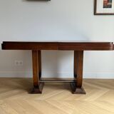 Art Deco table, lyre base, 1930s
