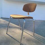 Chaise vintage stafor vers 1980