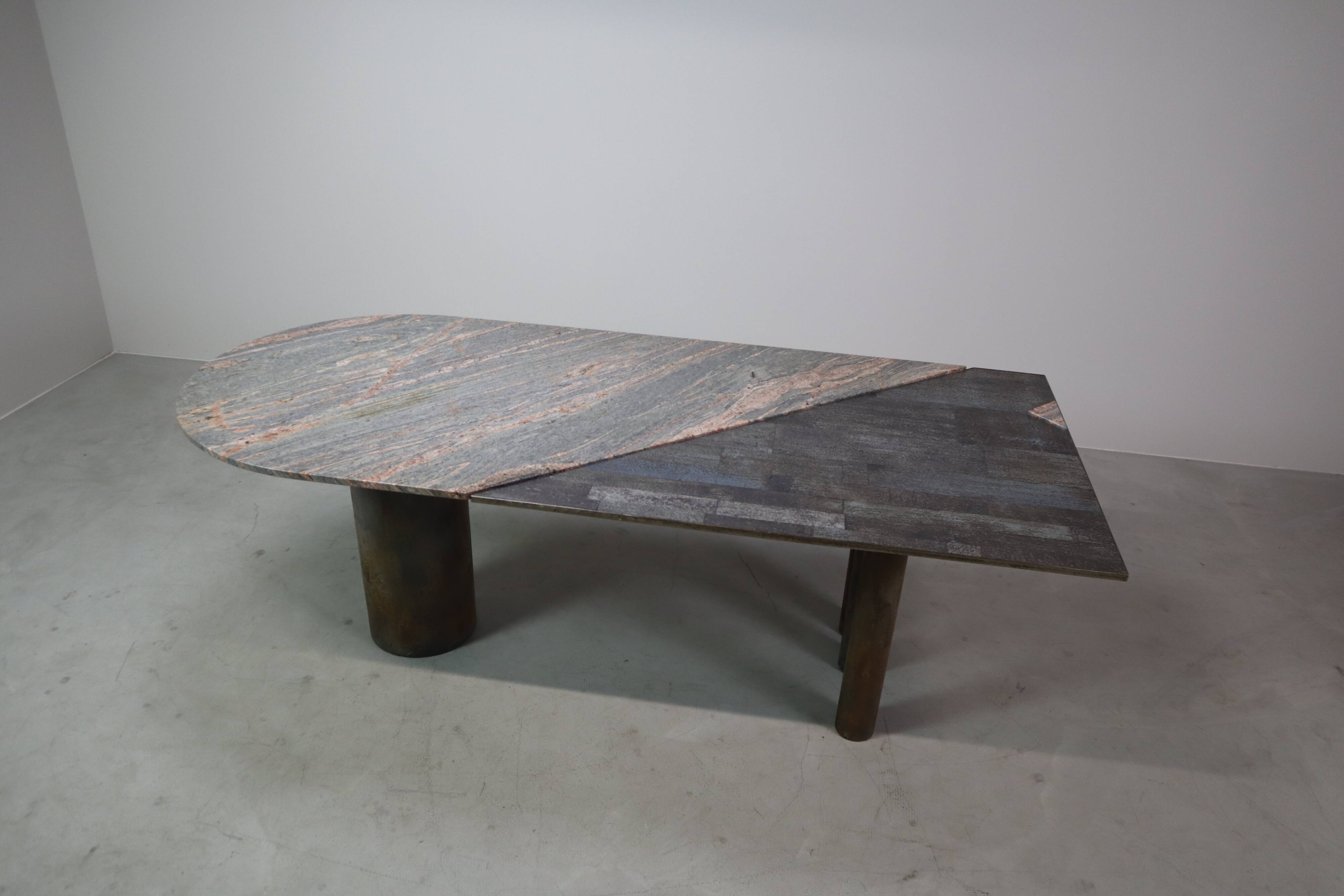 Postmodern dining table by Pia Manu, Belgium, ca. 1990