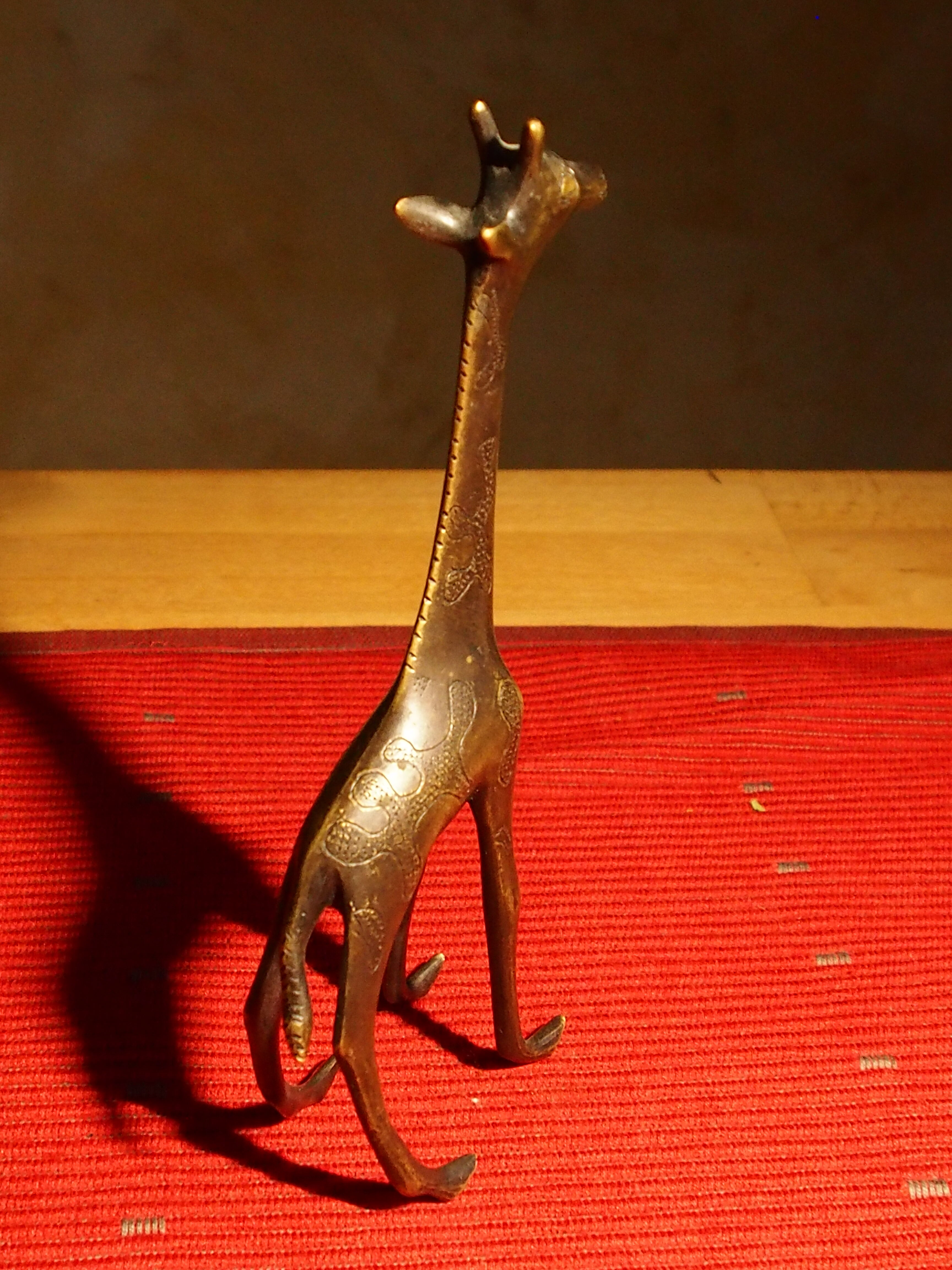 Brass giraffe