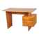 Mid-Century Modern Writing Desk in Oak by B. Landsman, Czech, 1950s