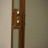 Large Revival Mirror in Gilded Resin by Deknudt Belgium 1980s
